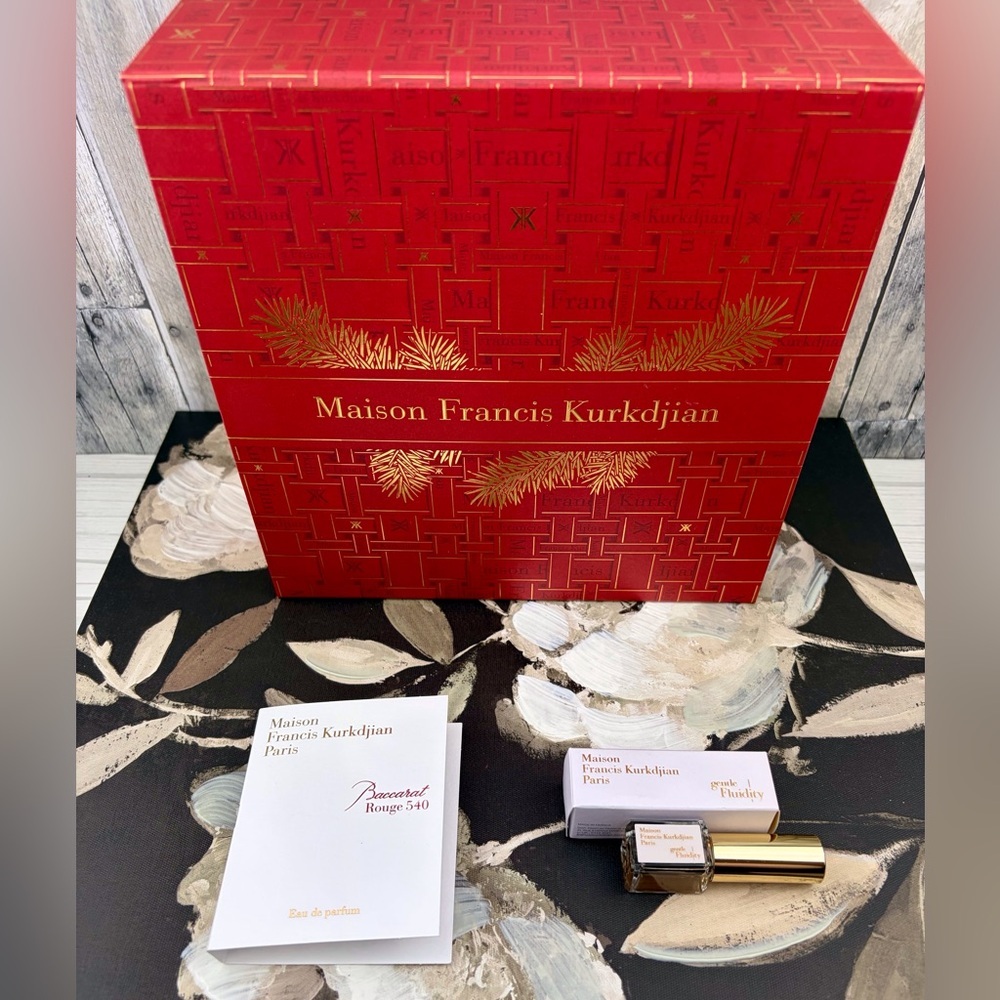 NEW Maison Francis Kurkdjian Baccarat Rouge 540 Sample & Gentle Fluidity Set.